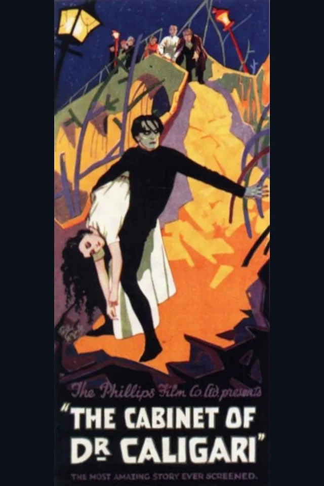 The Cabinet of Dr. Caligari historical film poster