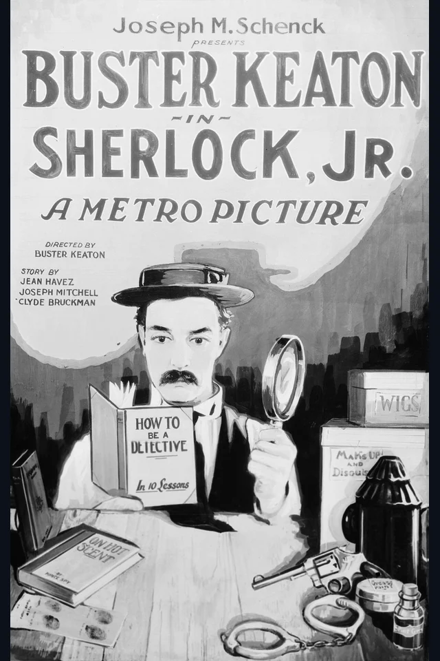 Sherlock Jr. historical film poster